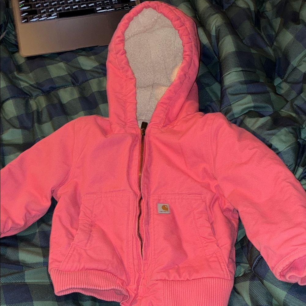 Carhartt Bright Pink Toddler Jacket